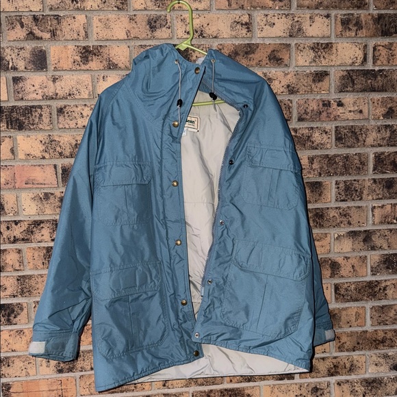 L.L. Bean Jackets & Blazers - LL BEAN  woman’s light gray and blue jacket